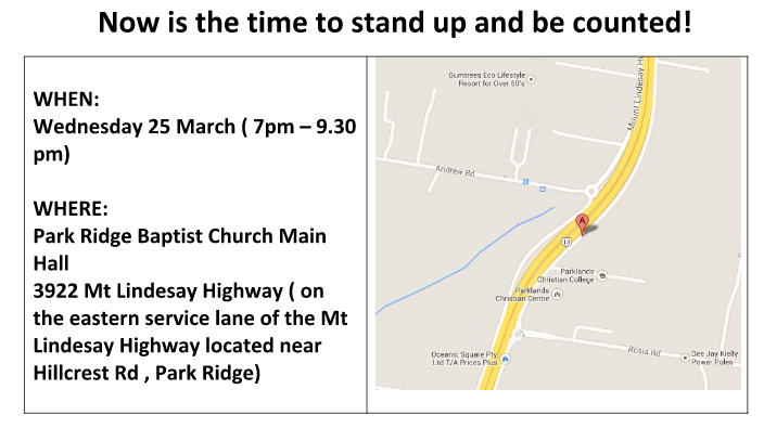 NORTH MACLEAN stand and be counted